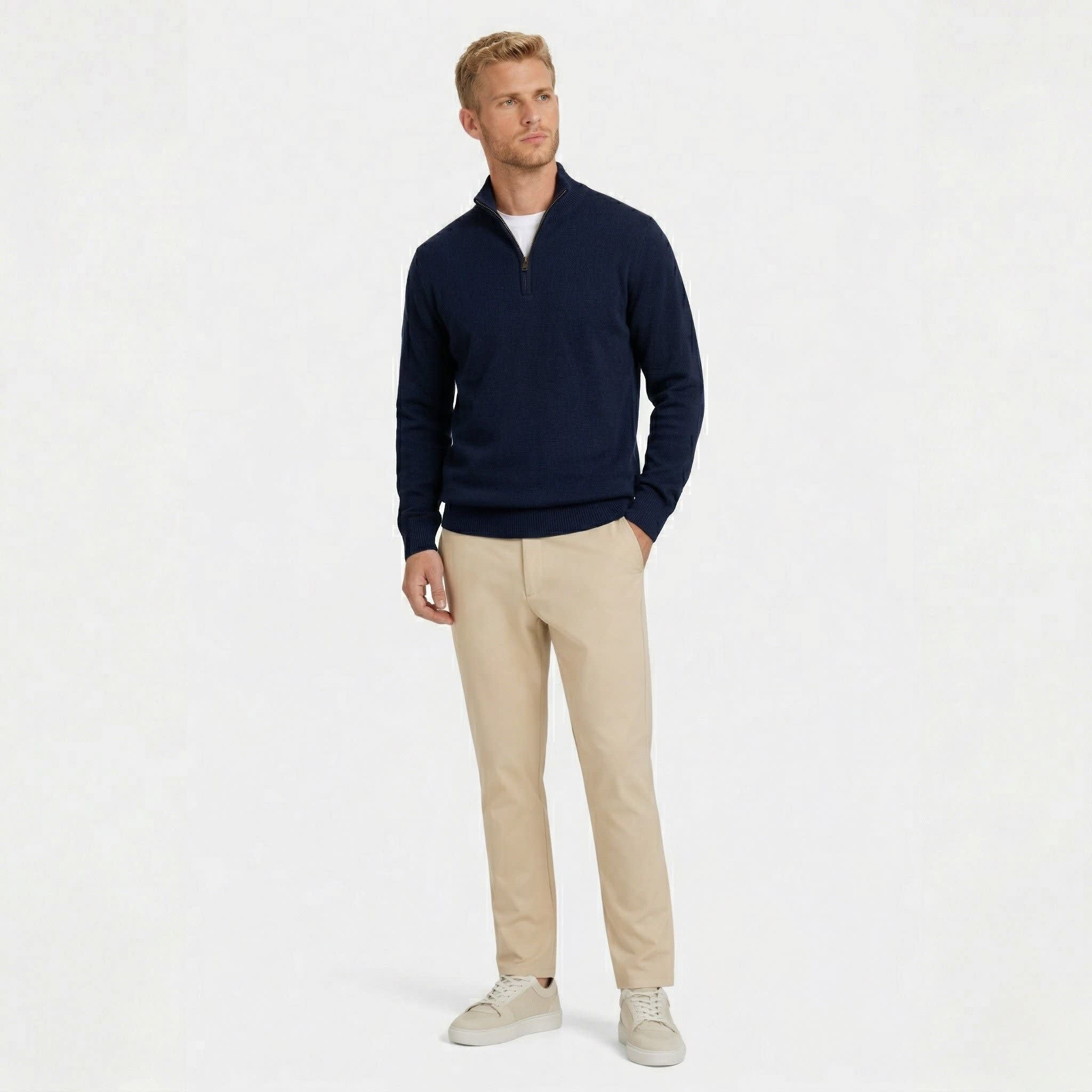 August Zip Up Knit Sweater_11