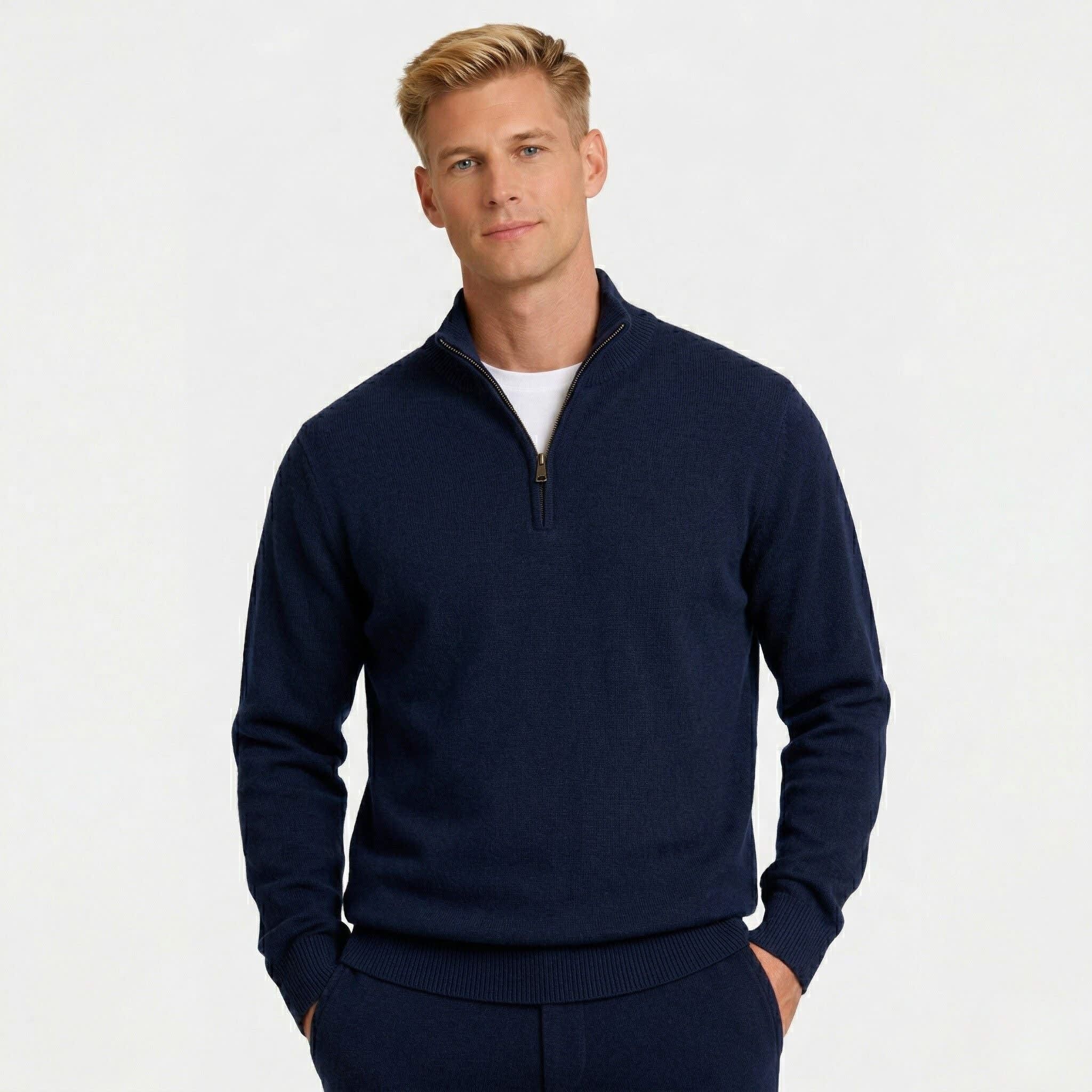 August Zip Up Knit Sweater_2