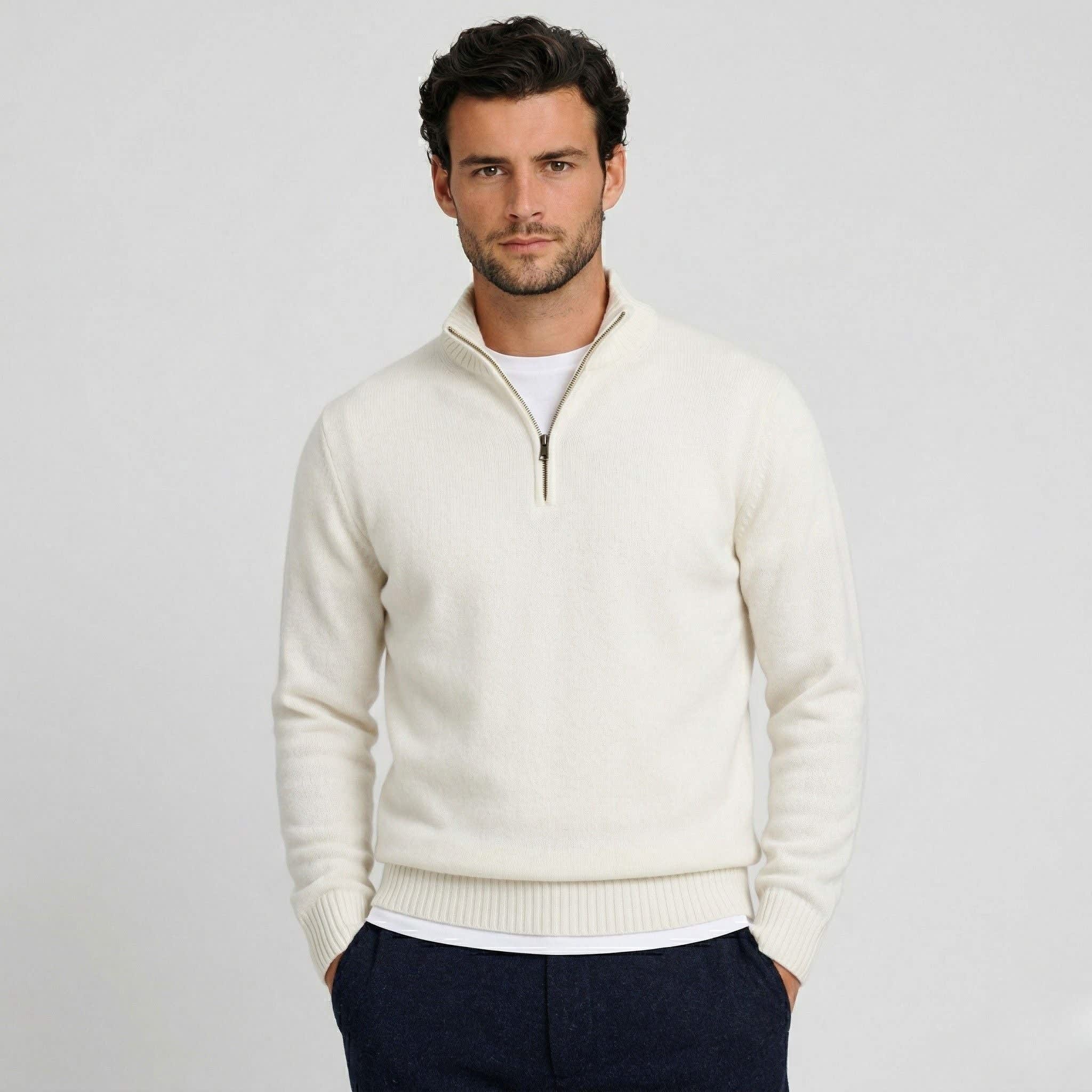 August Zip Up Knit Sweater_6