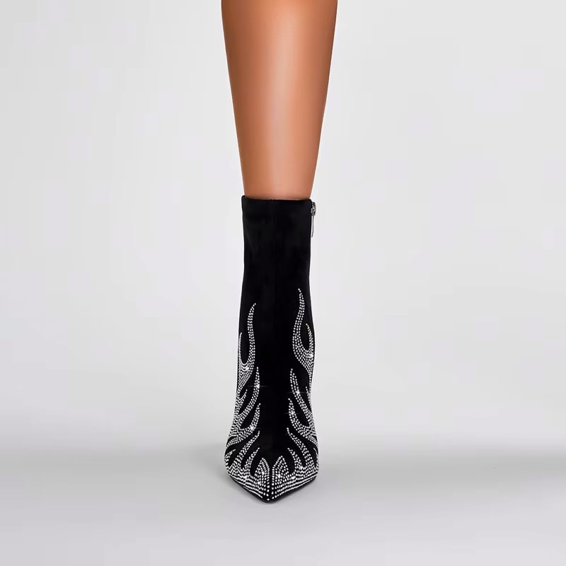 Jolanda Sculpted Heel Pointed Toe Ankle Boots_18