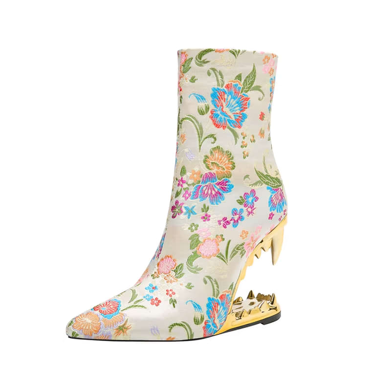 Jolanda Sculpted Heel Pointed Toe Ankle Boots_26