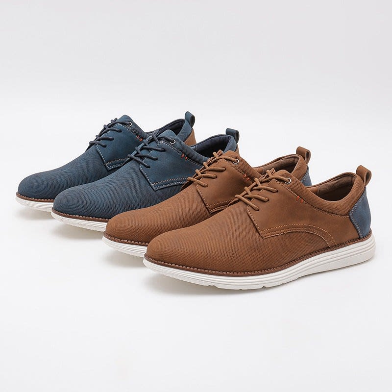 Nathaniel Perforated Lace Up Casual Shoes_3