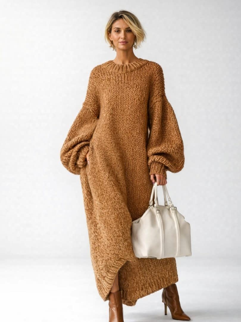 Chiara Chunky Knit Maxi Sweater Dress_7
