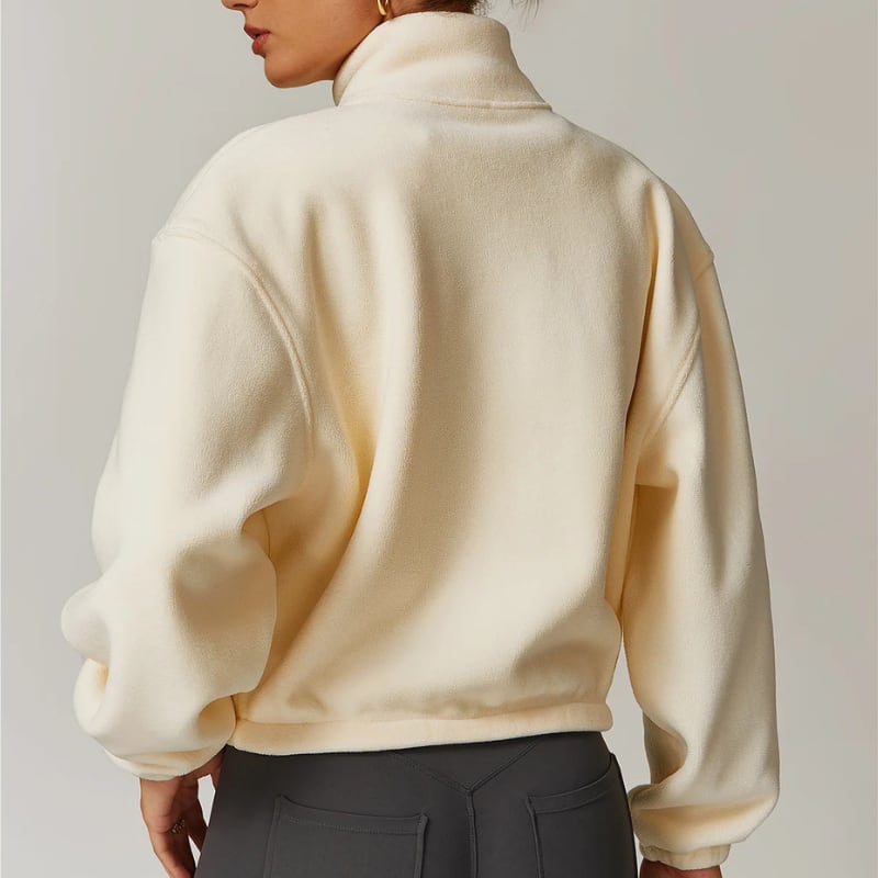 Marley Cropped Zip Up Fleece Jacket_13