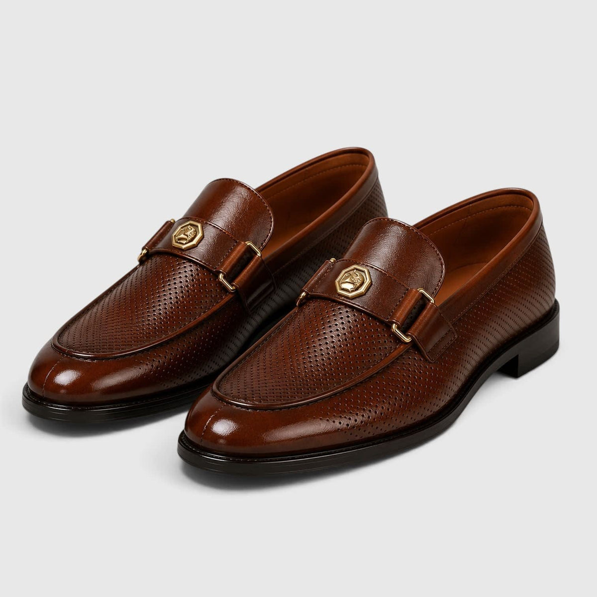 Logan Perforated Slip-On Loafers_6