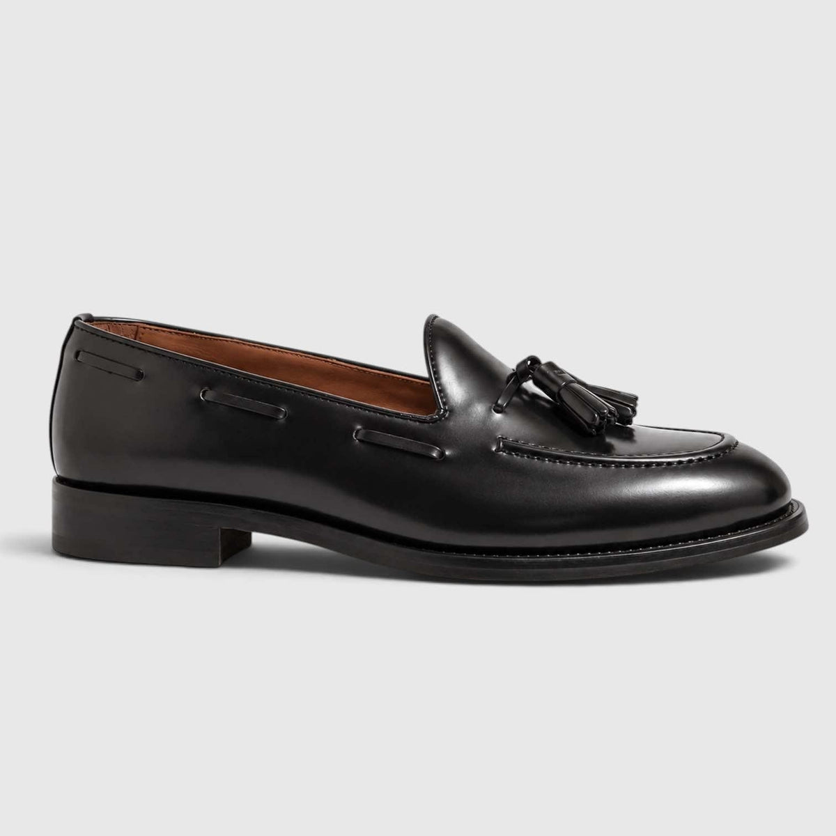 Matteo Leather Tassel Loafers_8