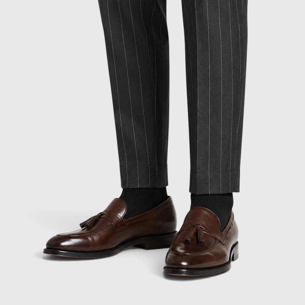 Ronald Leather Tassel Loafers_8