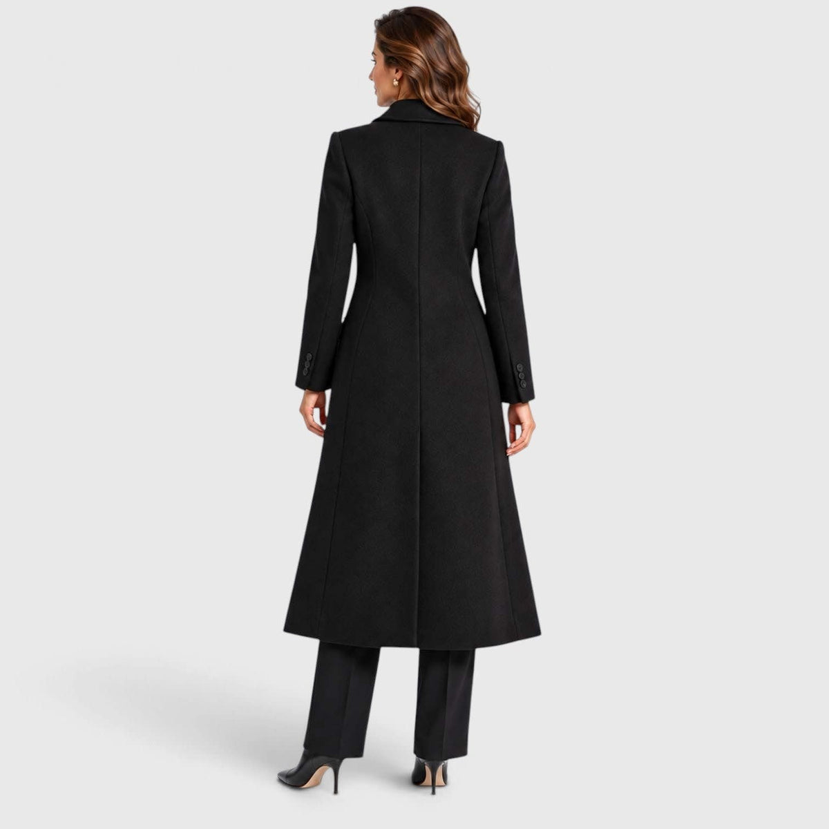 Katrina Long Tailored Wool Blend Coat_2