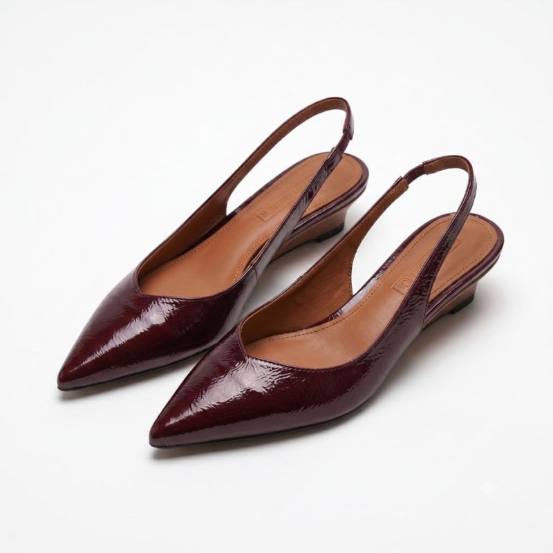 Margot Pointed Toe Low Heel Slingbacks_1