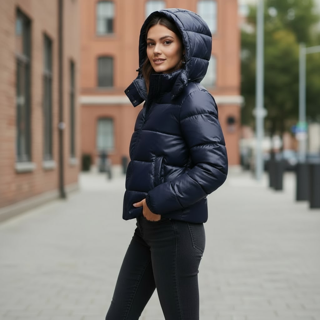 Brielle Water Repellent Hooded Puffer Jacket_2