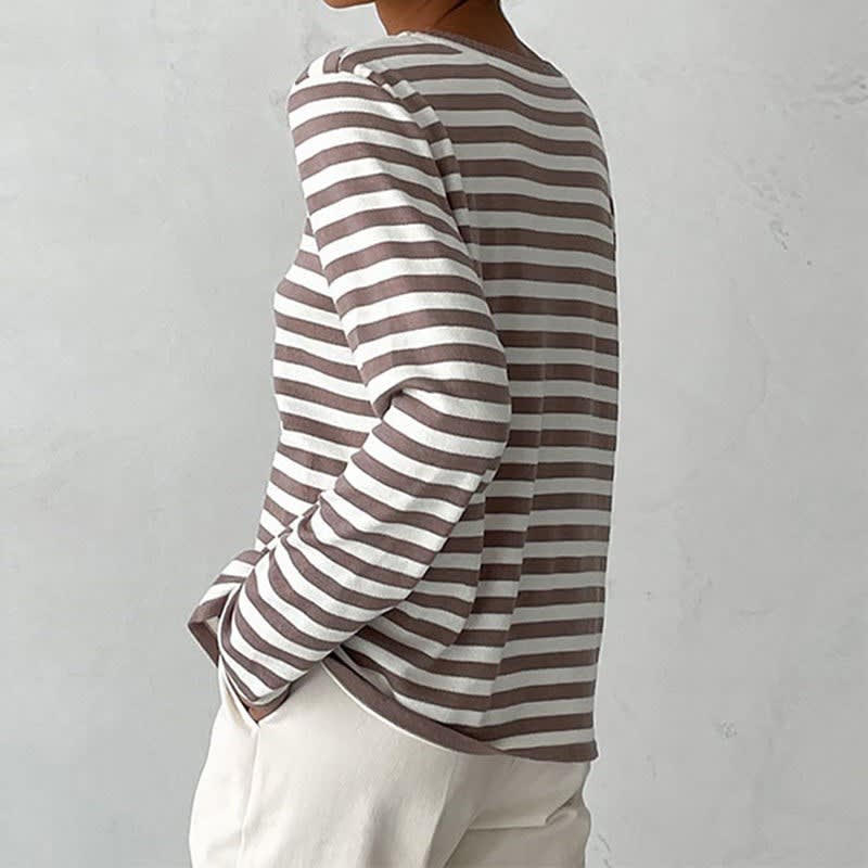 Hermine Striped Crew Neck Sweater_8