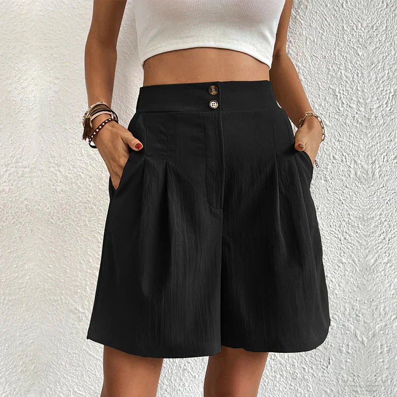 Claire Sullivan Breathable Wide Leg Shorts