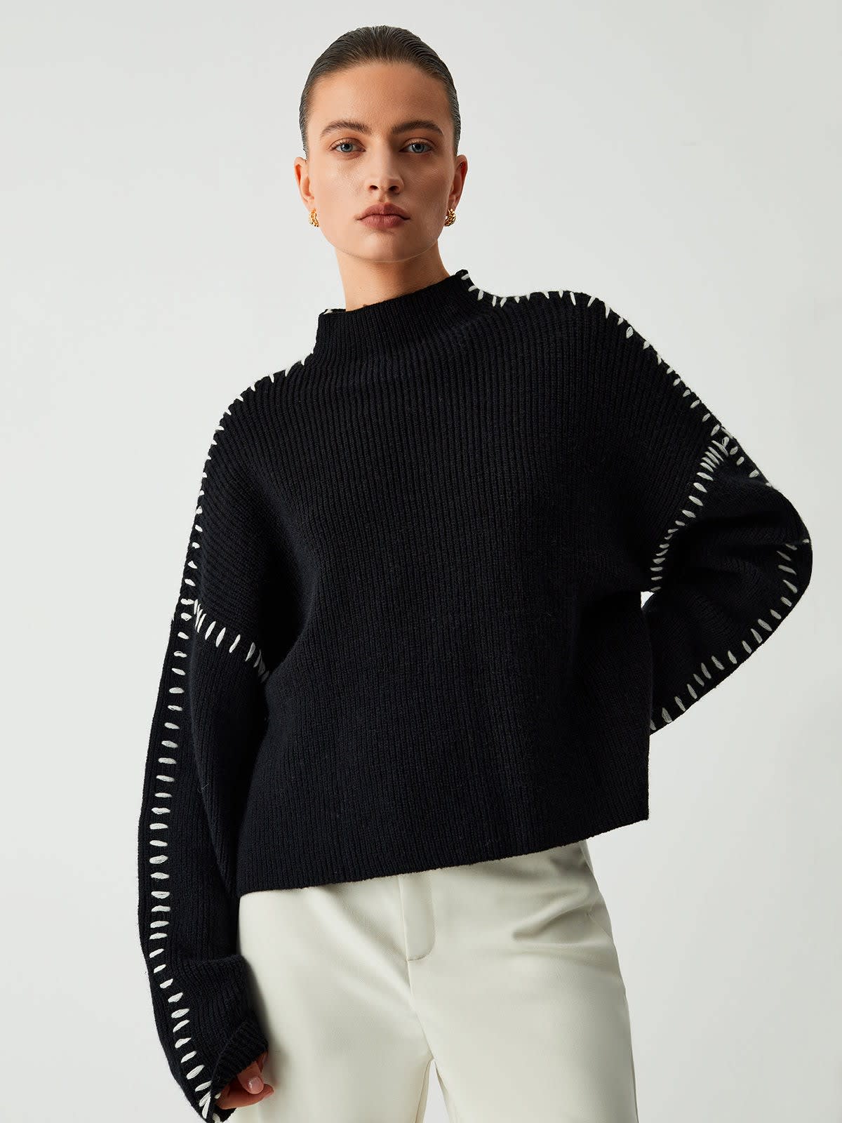 Brinley Whipstitch Mock Neck Sweater_2