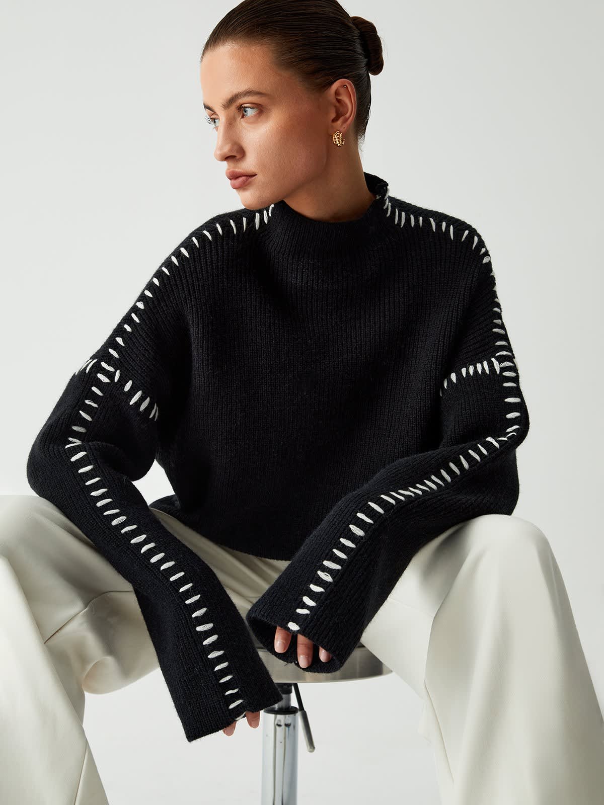 Brinley Whipstitch Mock Neck Sweater_6