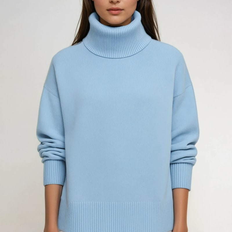 Braelyn Oversized Turtleneck Sweater_1
