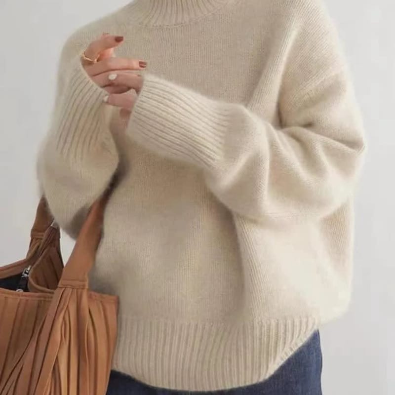 Octavie Oversized Turtleneck Sweater_1
