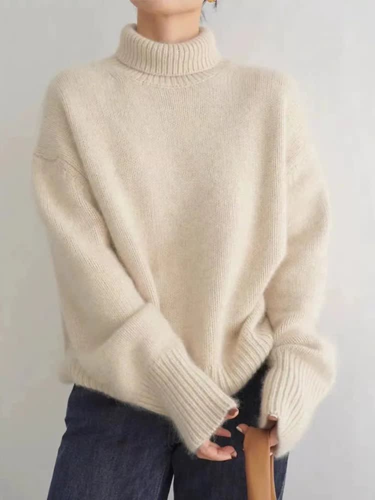 Octavie Oversized Turtleneck Sweater_2