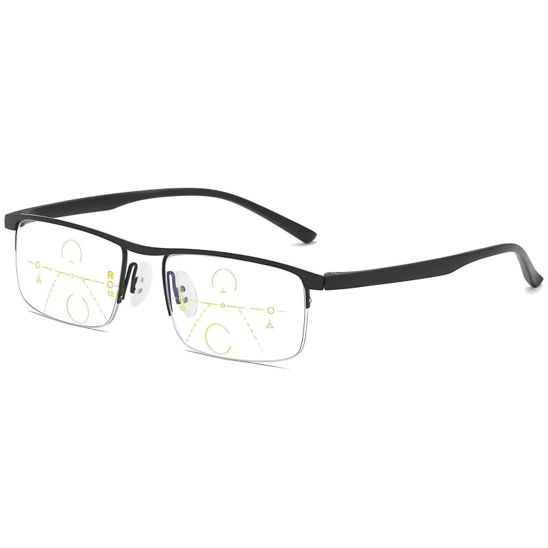 Raina Anti-Glare Half Rim Reading Glasses_1