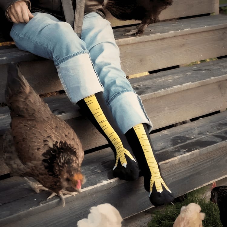 Runa Funny Chicken Claw Socks_4