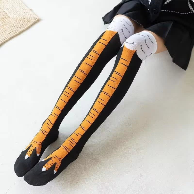 Runa Funny Chicken Claw Socks_8