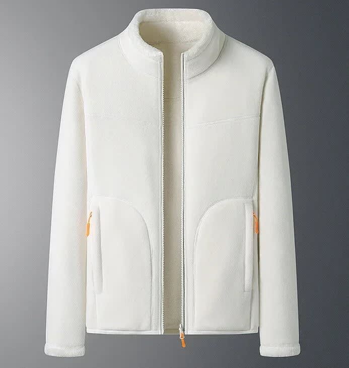 Helena Stand Collar Fleece Ski Jacket For Winter_8