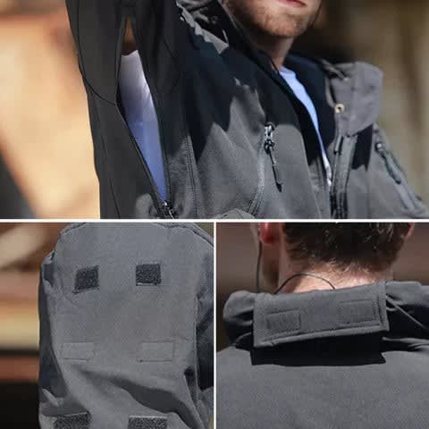 Tucker Fleece Lined Military Ski Jacket For Winter_2
