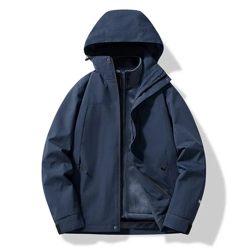 Sabrina Color Block Hooded Ski Jacket For Winter_2