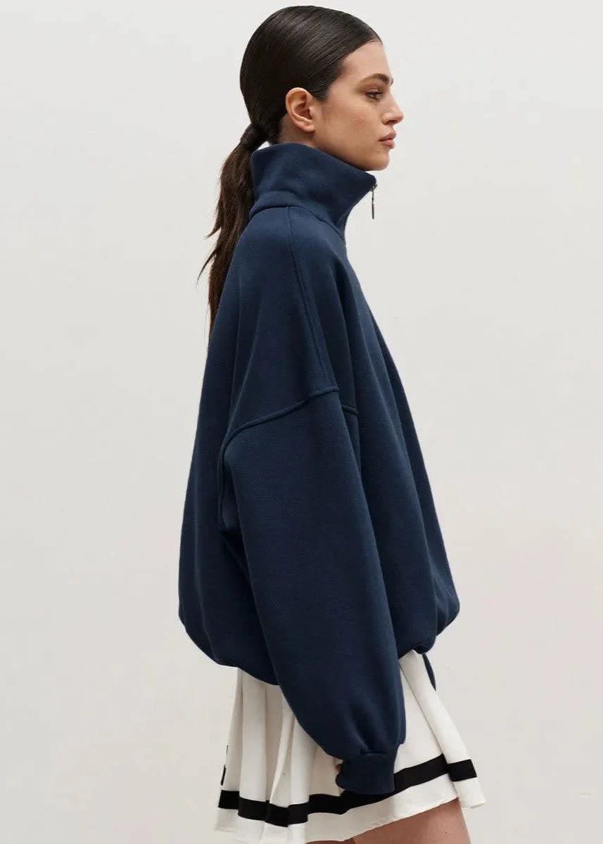 Sigrid Oversized Half Zip Sweatshirt_3