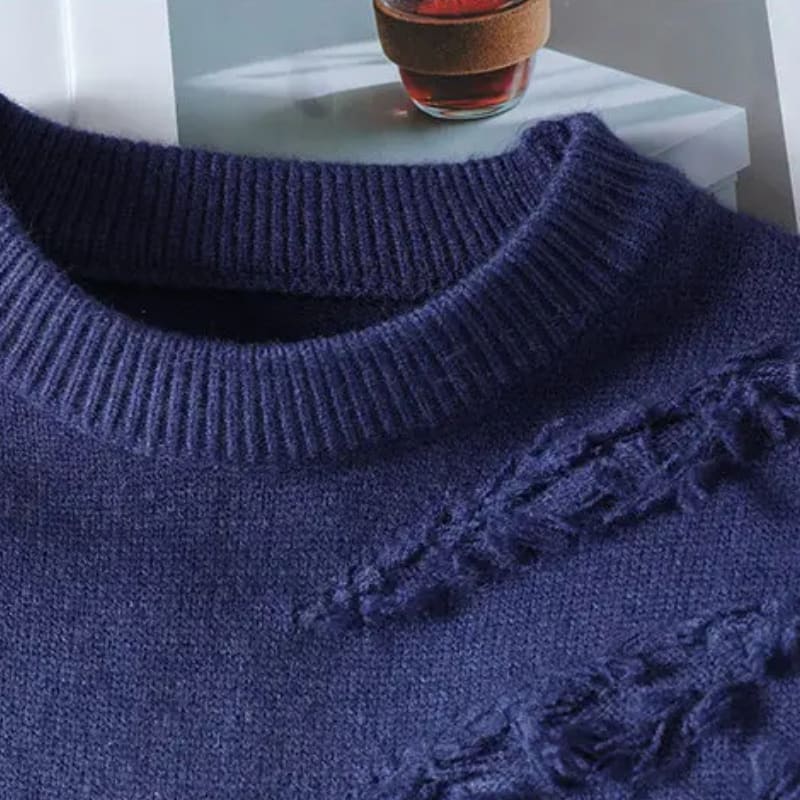 Lennox Distressed Gradient Knit Sweater_5