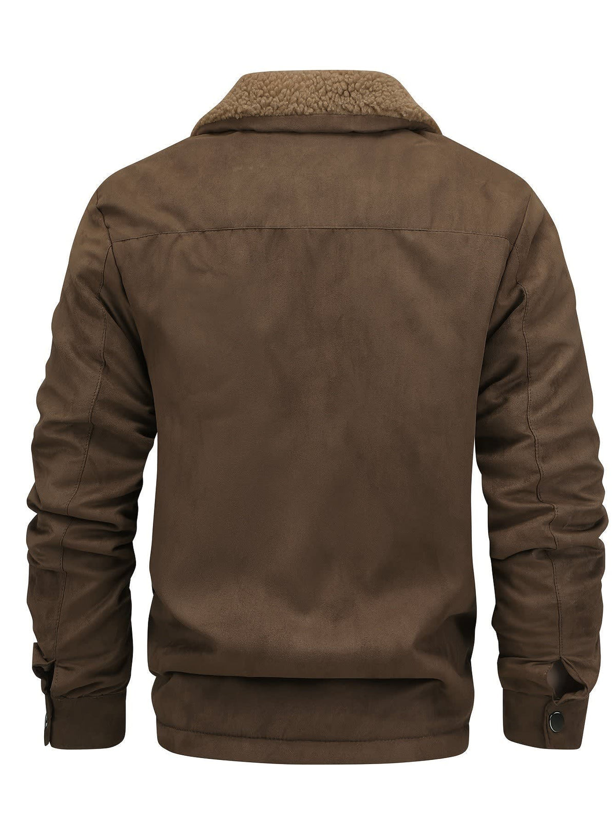 Carlos Sherpa Lined Faux Suede Trucker Jacket_4