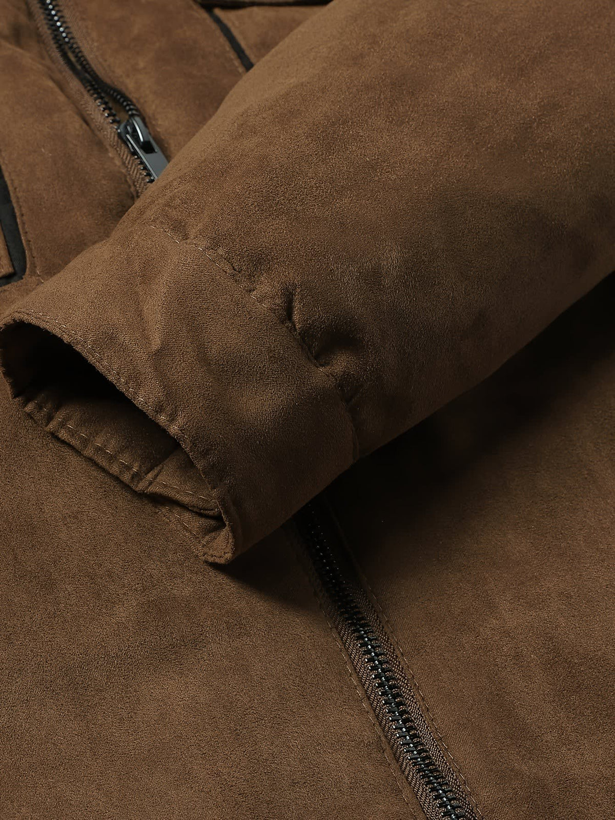 Carlos Sherpa Lined Faux Suede Trucker Jacket_7