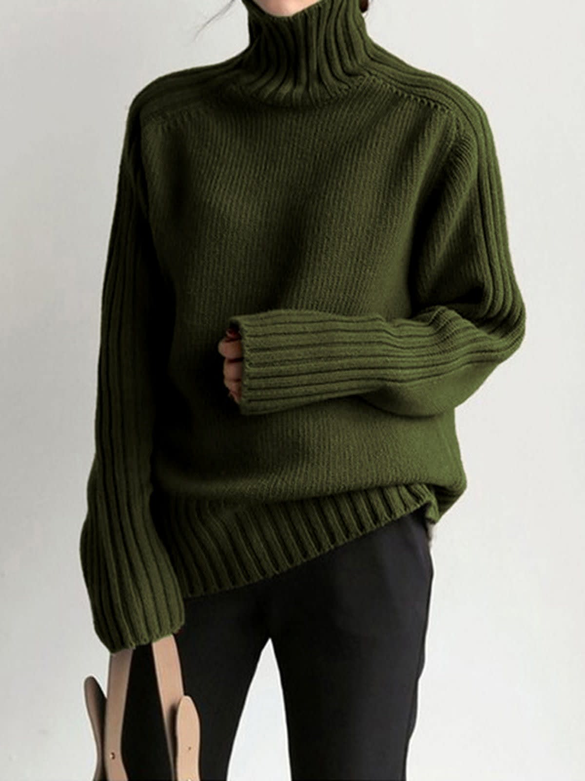 Ansley Ribbed Turtleneck Sweater_6