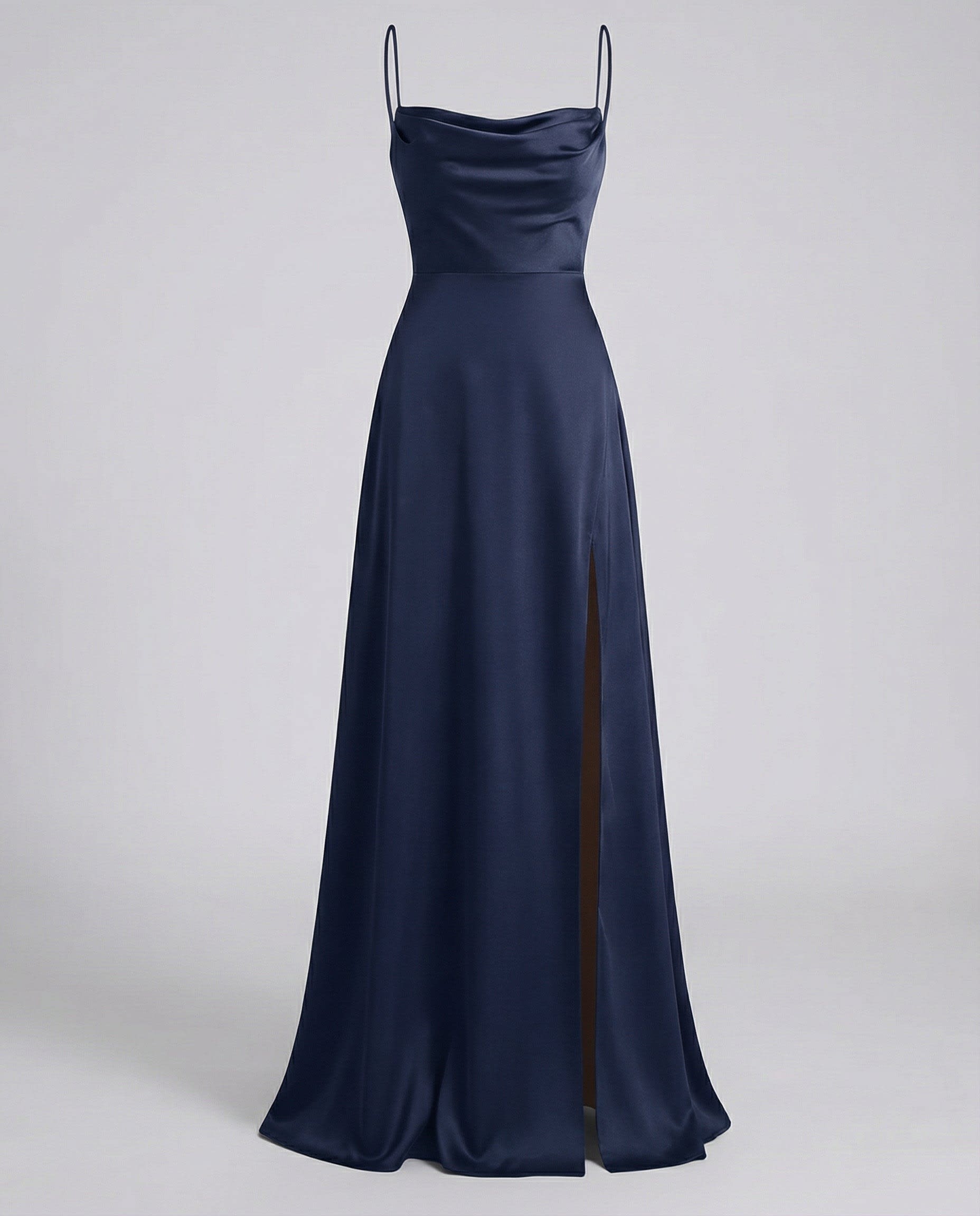 Fenella Satin Cowl Neck Side Slit Maxi Dress_5