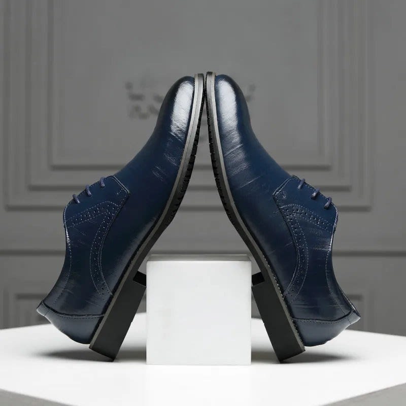Gene Cushioned Brogue Dress Shoes_10