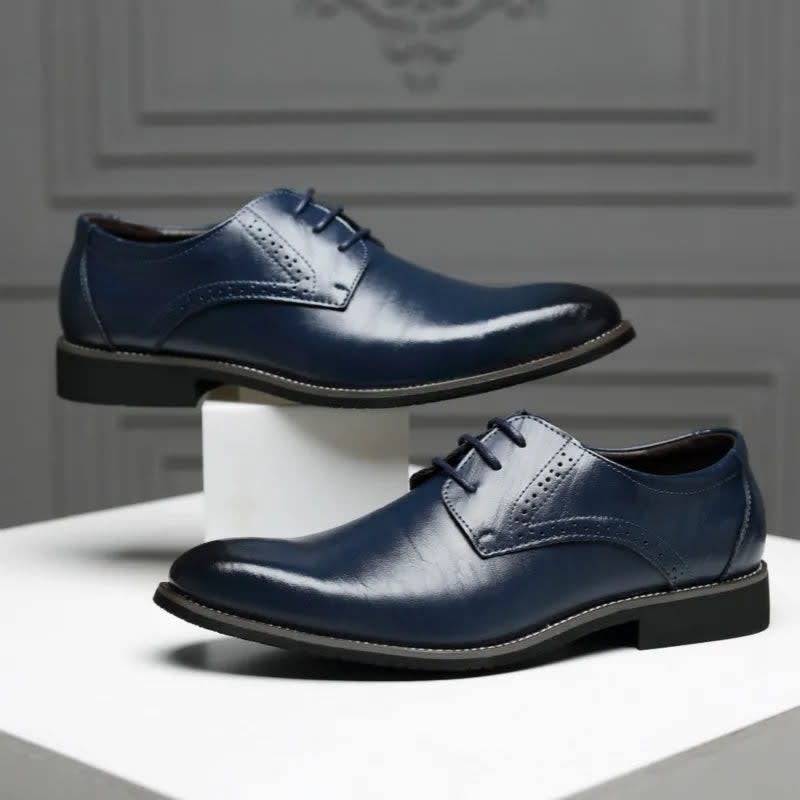 Gene Cushioned Brogue Dress Shoes_11