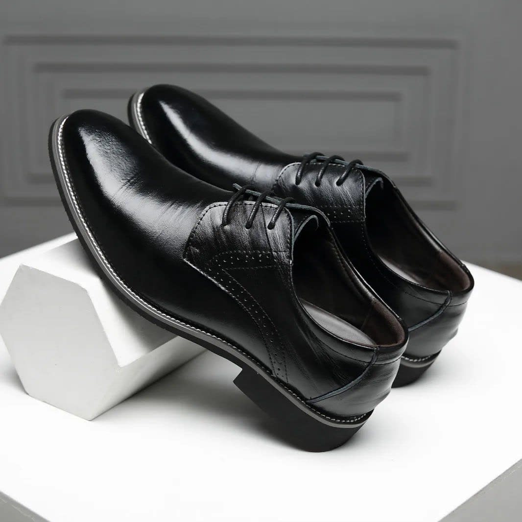 Gene Cushioned Brogue Dress Shoes_2