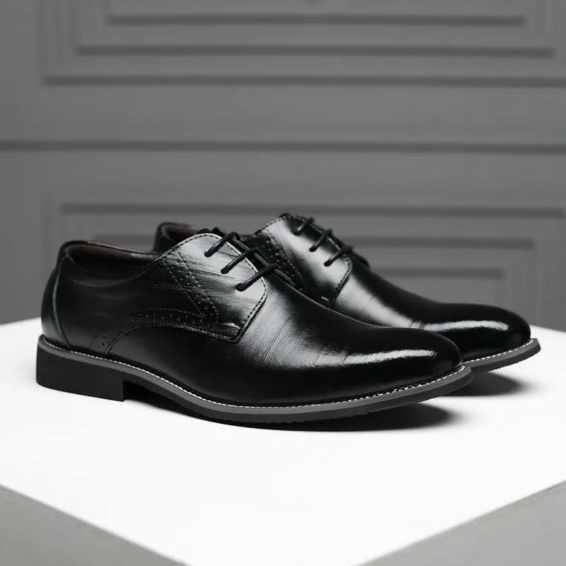 Gene Cushioned Brogue Dress Shoes_5