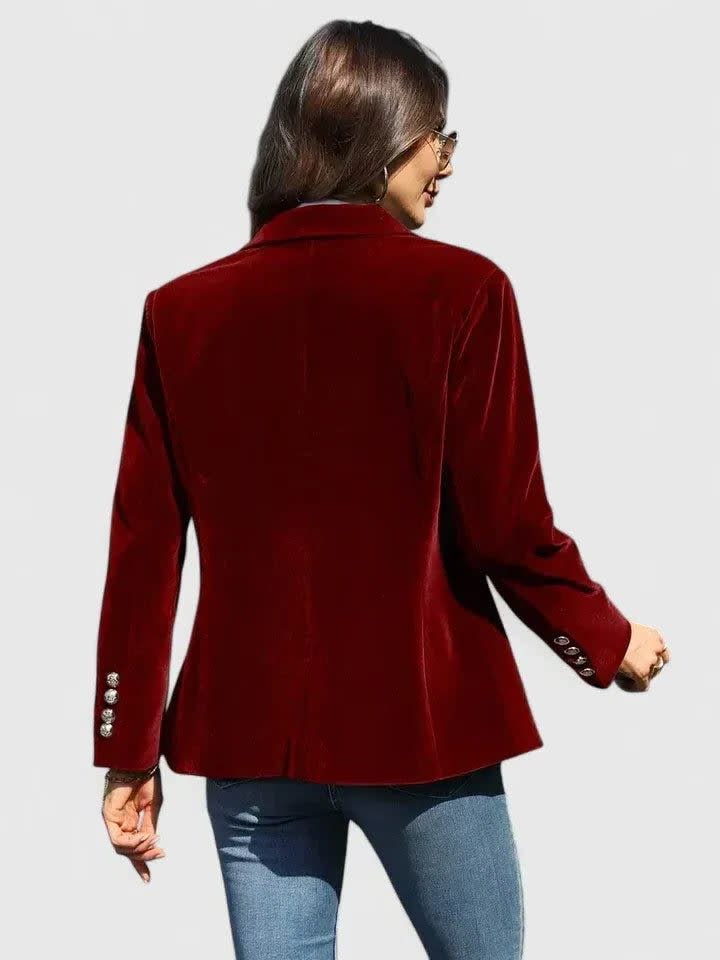 Eirene Velvet Notch Lapel Blazer_8
