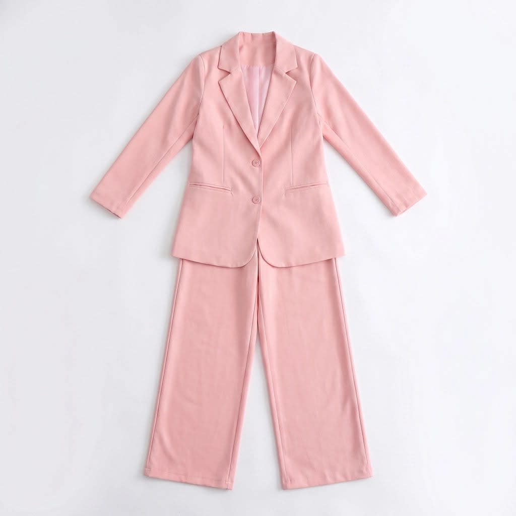 Angela Wide Leg Two Piece Blazer Set_6
