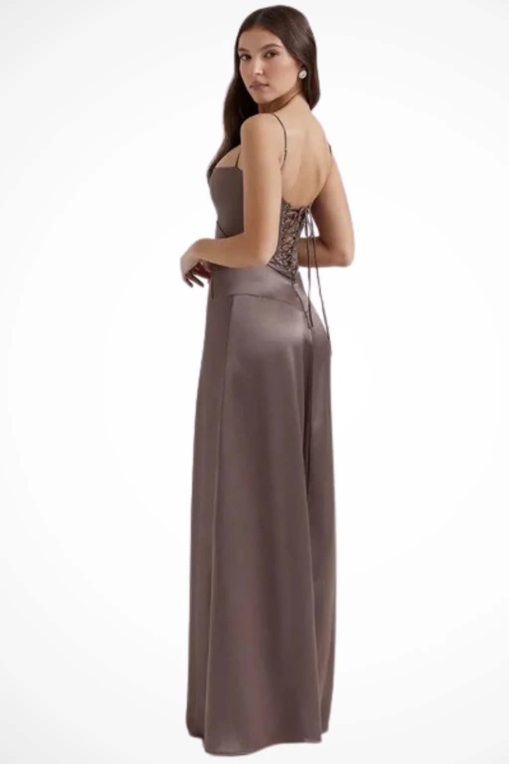 Larissa Square Neck Lace-Up Back Wedding Guest Maxi Dress_42