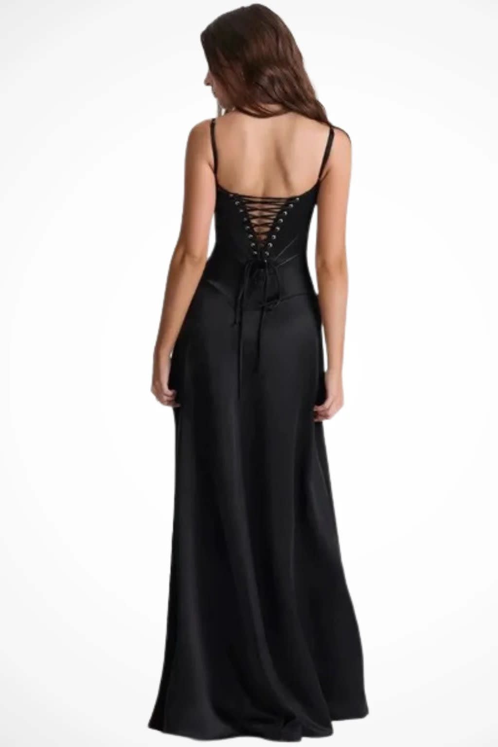 Larissa Square Neck Lace-Up Back Wedding Guest Maxi Dress_50