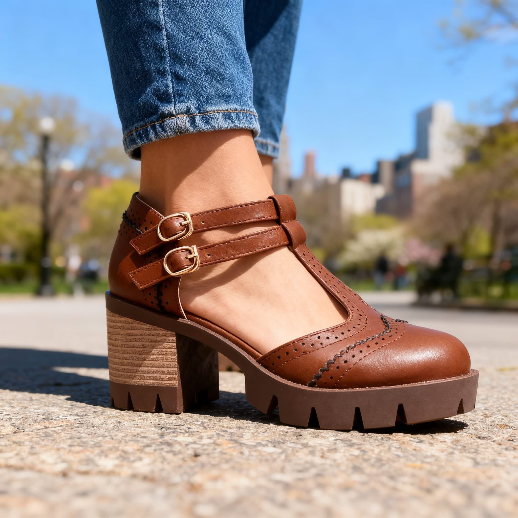 Alexa Brogue Platform Mary Jane Heels_3