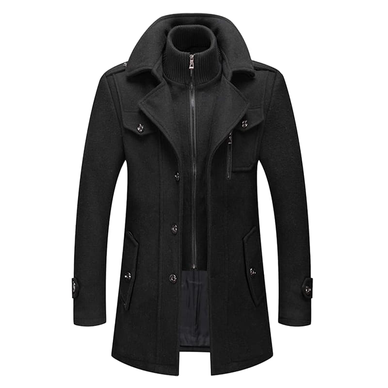 Isaac Wool Blend Short Coat_4