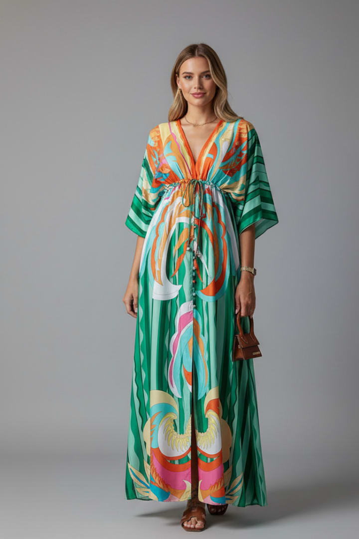 Bogdana Boho Printed Maxi Dress_2