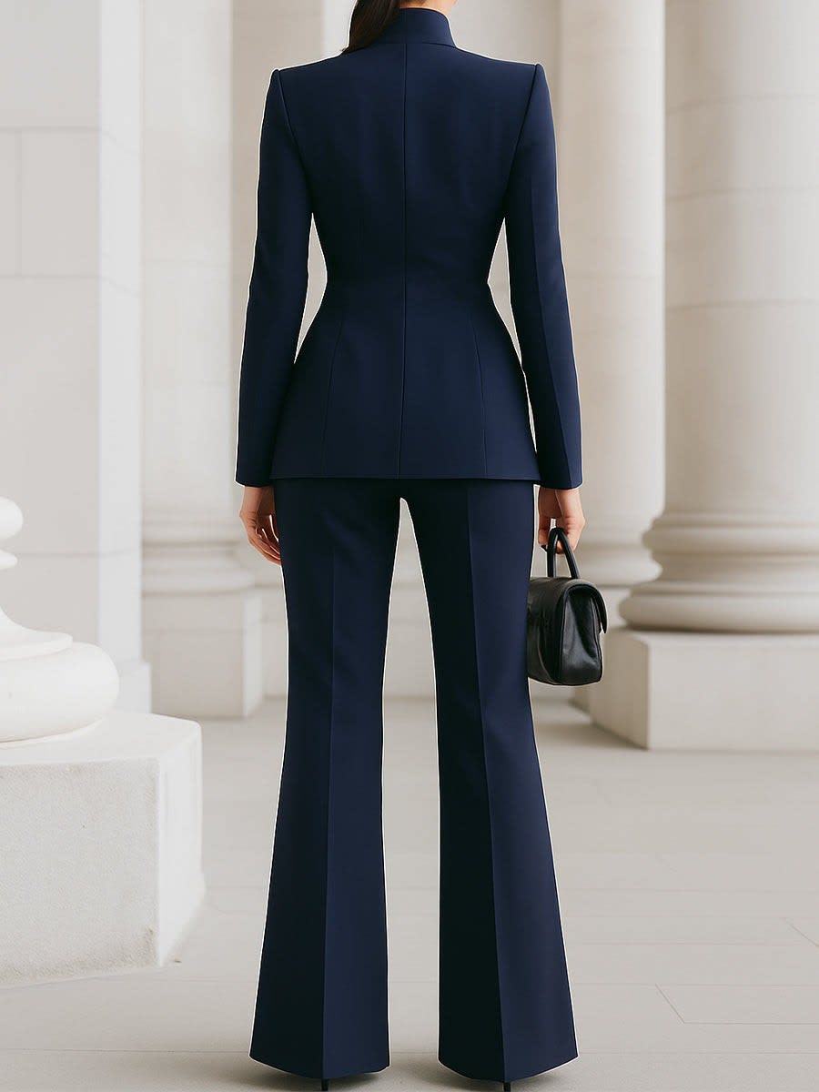 Eliza Fitted Blazer Pant Suit_8