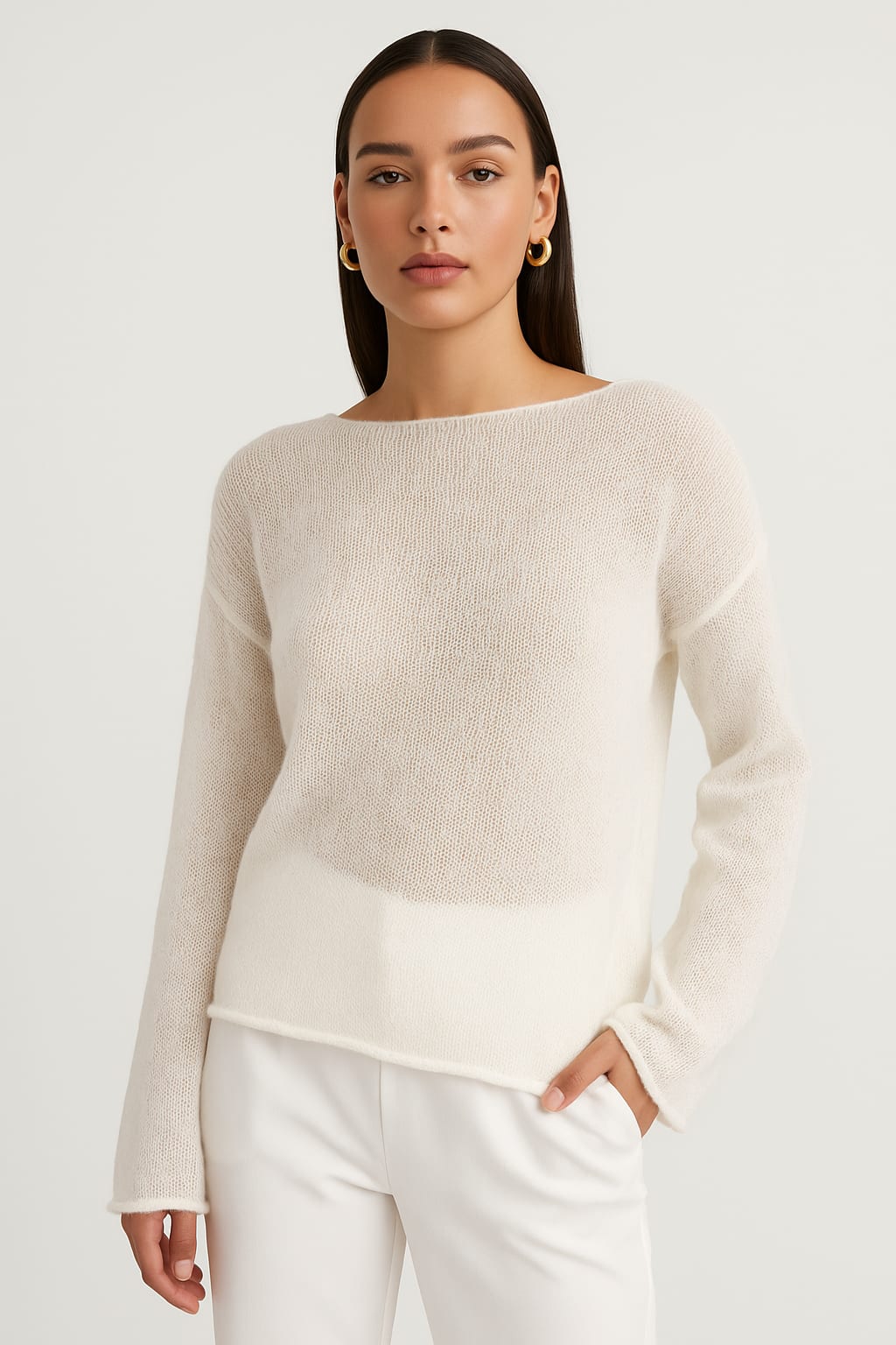 Hildegard Sheer Knit Sweater_2