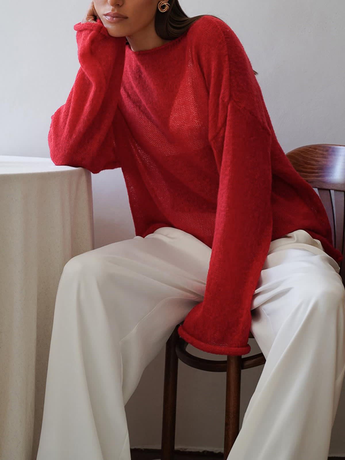 Hildegard Sheer Knit Sweater_6