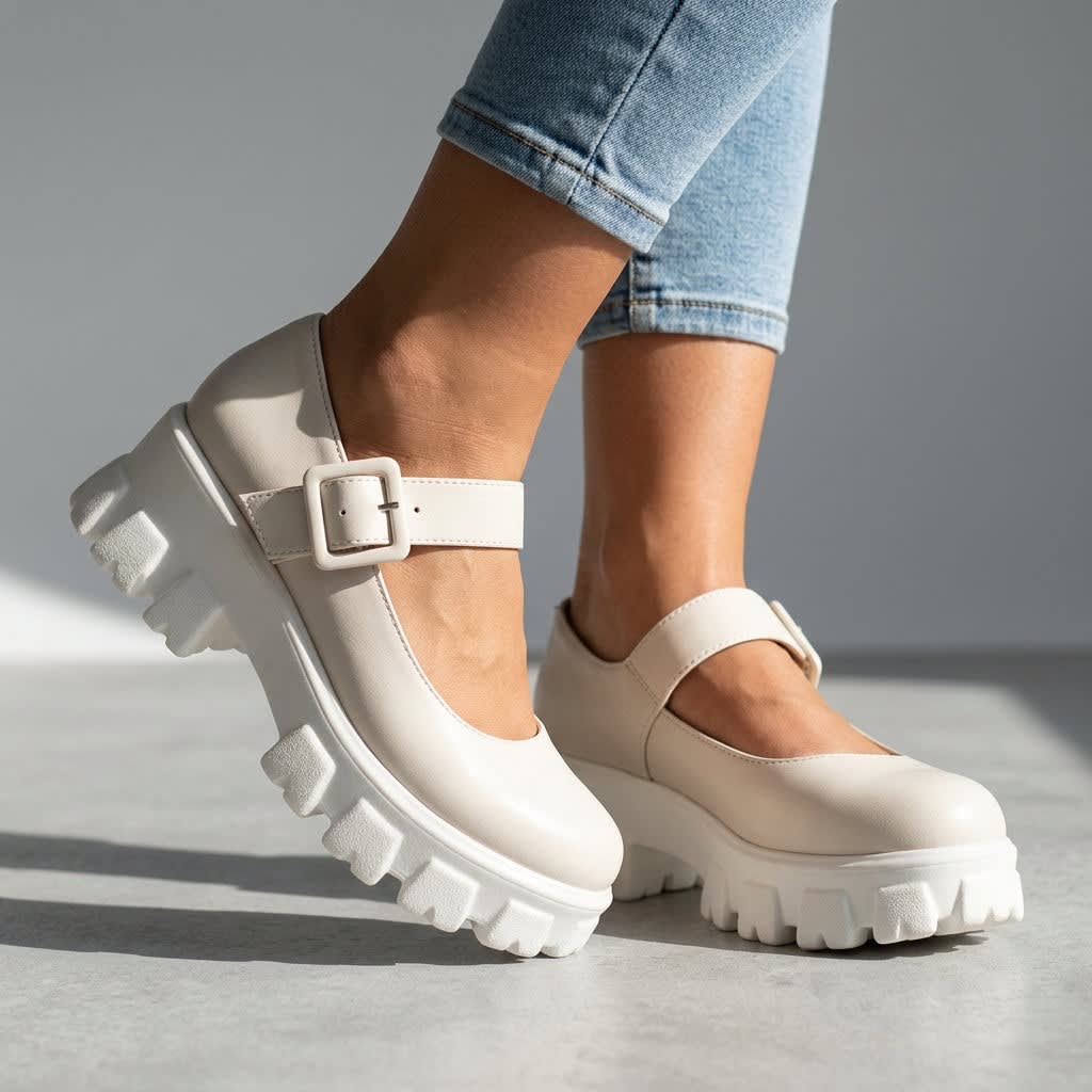 Avalon Chunky Platform Mary Jane Flats_9