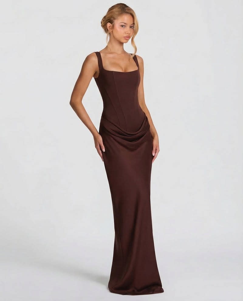 Beatriz Satin Corset Maxi Dress_3