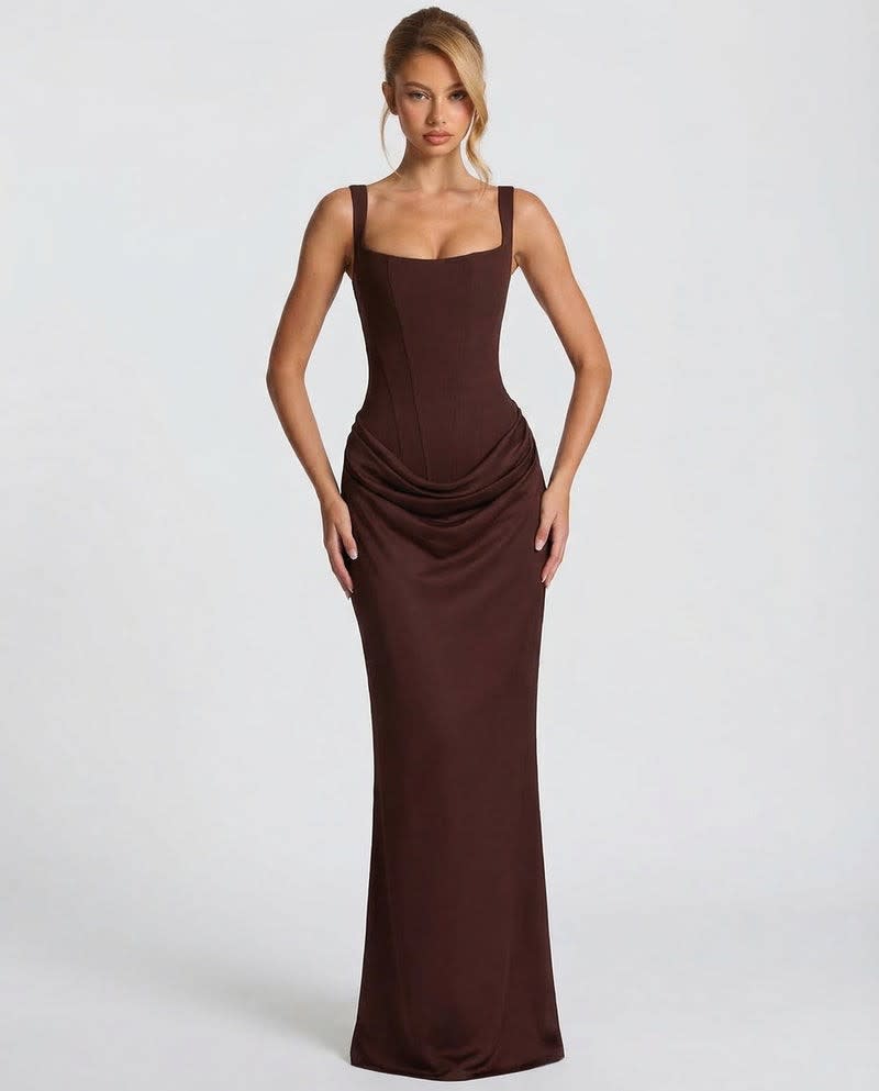 Beatriz Satin Corset Maxi Dress_4